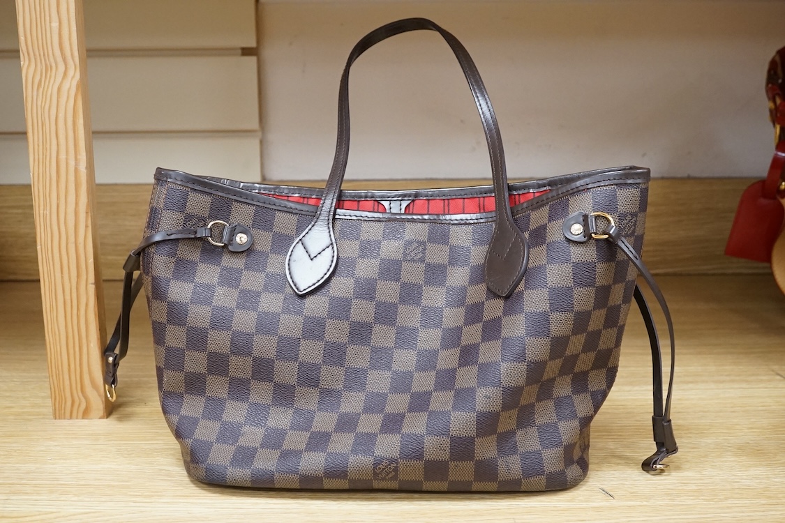 A Louis Vuitton Neverfull small tote bag, with interior pocket, numbered FH0168, 36cm wide